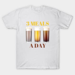 3 Meals A Day T-Shirt